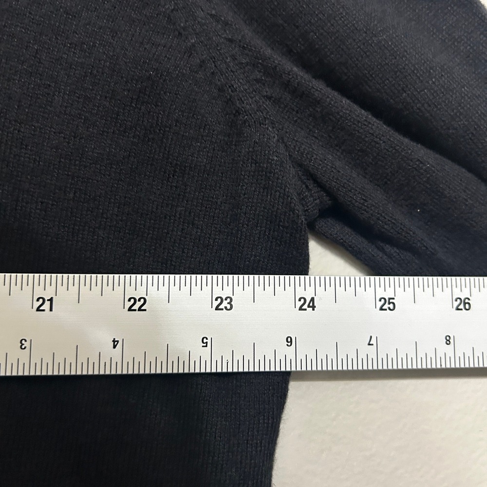 Worthington V-Neck Sweater Women XL Black NEW Cotton Rayon Lightweight Knit Top - Picture 7 of 8